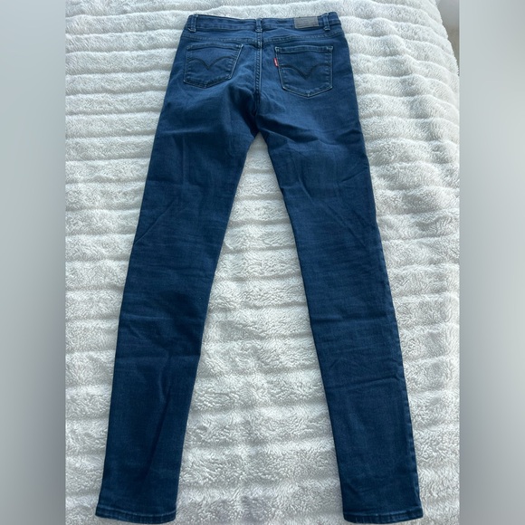 Levi's 710 Blue Skinny Jeans - Picture 5 of 9